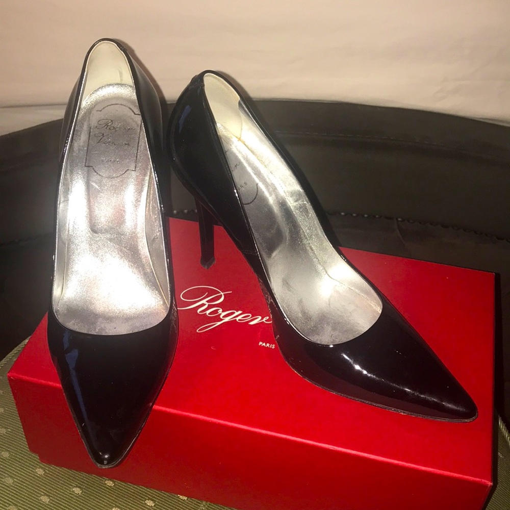 Roger Vivier black stilettos